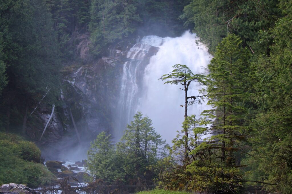 Chatterbox Waterfalls in the mist