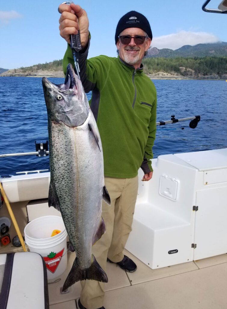 Peter with large catch on Gypsy Soul Adventures fishing charter